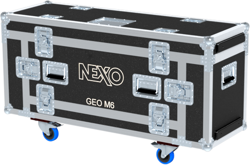 Santosom Cabinet Flight case PRO-4P, 6x Nexo GEO M6