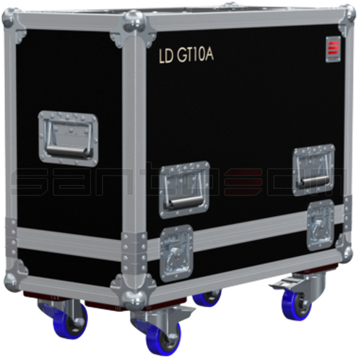 Santosom Cabinet Flight Case, 2x LD System GT10A