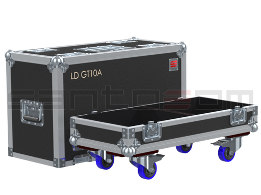 Santosom Cabinet Flight Case, 2x LD System GT10A