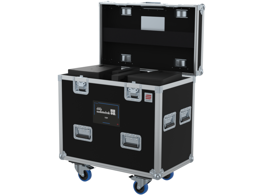 Santosom Cabinet Flight case PRO, 2x D&B Y7P/Y10P