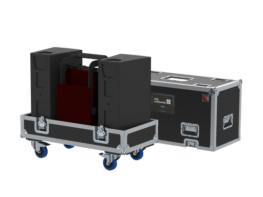 Santosom Cabinet Flight case PRO, 2x D&B Y7P/Y10P + access.