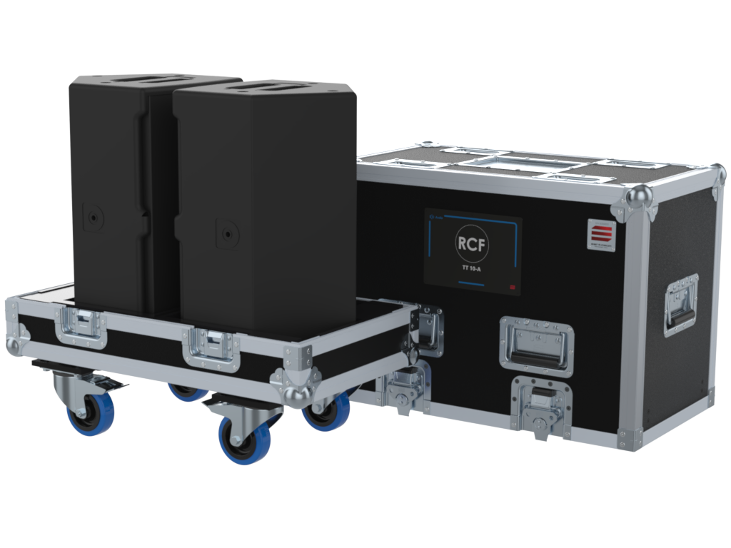 SANTOSOM MONITOR Flight case PRO, 2x RCF TT 10-A