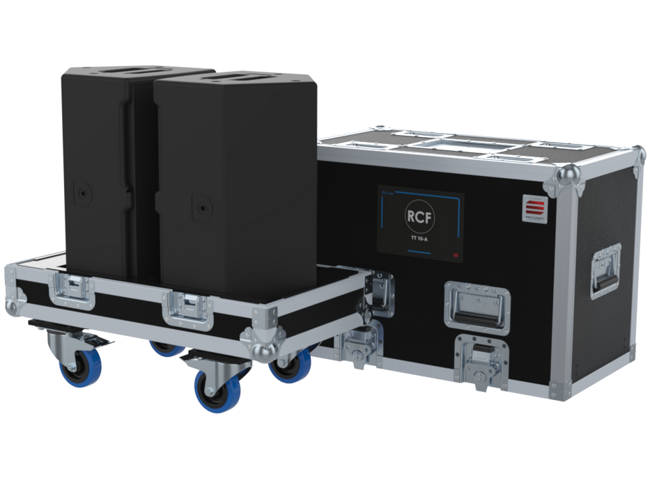 SANTOSOM MONITOR Flight case PRO, 2x RCF TT 10-A