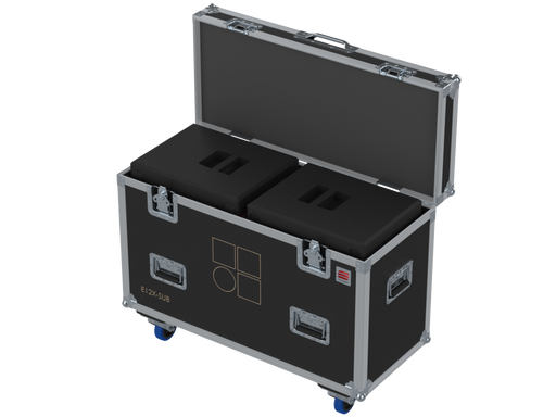 Santosom Cabinet Flight case PRO, 2x D&B E12X-SUB
