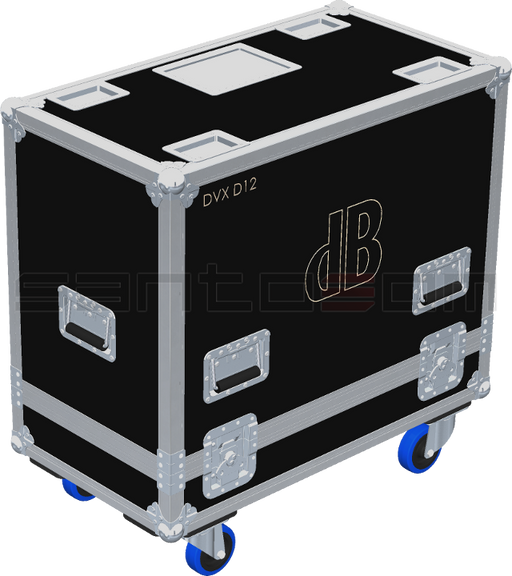 Santosom Cabinet Flight Case Pro, 2x dB DVX D12