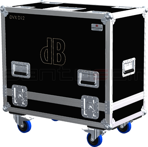 Santosom Cabinet Flight Case Pro, 2x dB DVX D12