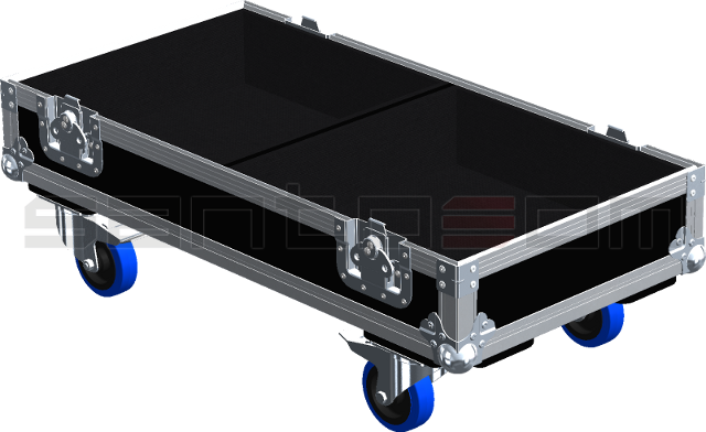 Santosom Cabinet Flight case PRO, 2x RCF 2031A