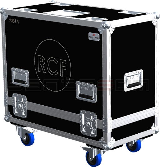 Santosom Cabinet Flight case PRO, 2x RCF 2031A