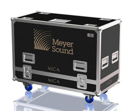 Santosom Cabinet Flight Case PRO, 2x Meyersound Mica