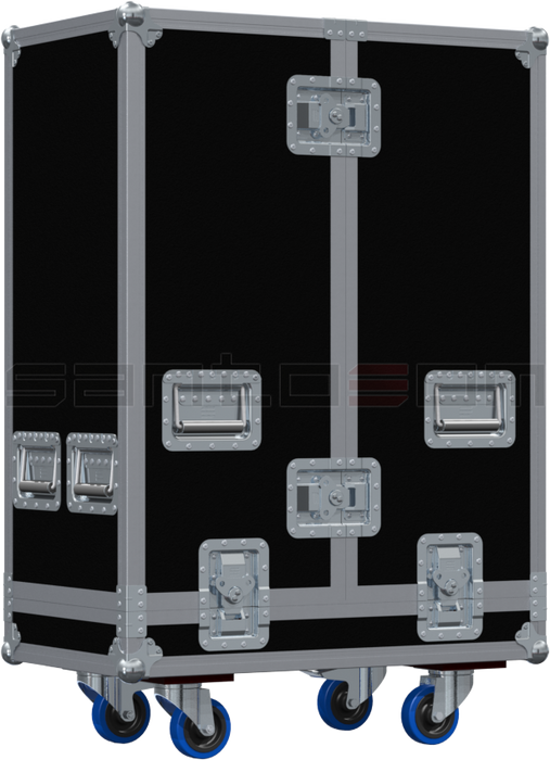 SANTOSOM Cabinet Flight case PRO, 4x Meyersound M'elodie