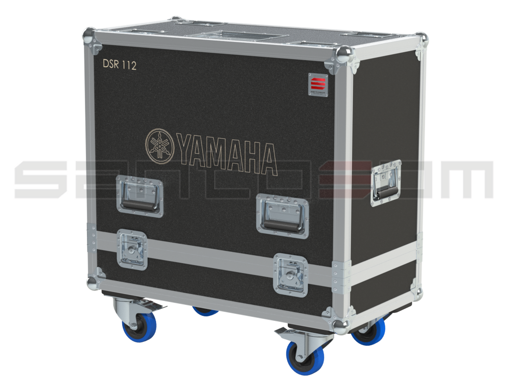 Santosom Cabinet Flight case PRO, 2x Yamaha DSR112