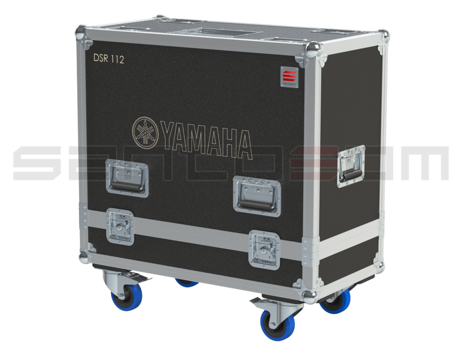 Santosom Cabinet Flight case PRO, 2x Yamaha DSR112