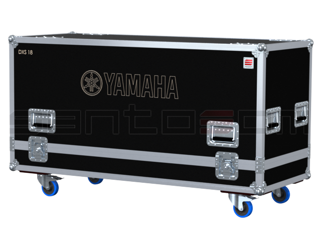 Santosom Cabinet Flight case PRO, 2x Yamaha DXS 18