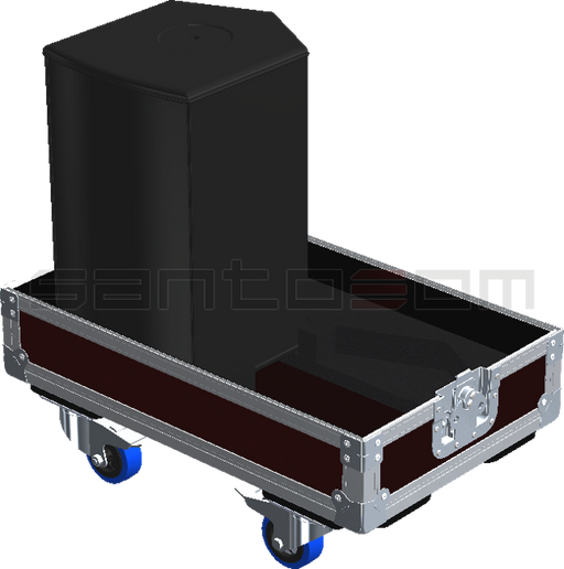 Santosom Cabinet Flight case STD, 2x L-Acoustics 108P
