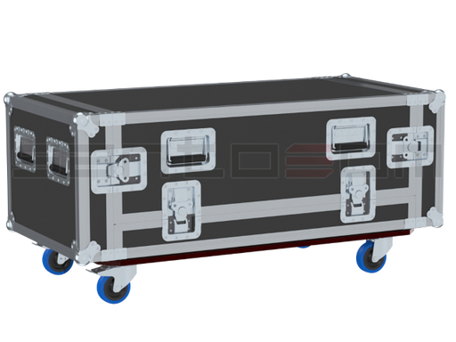 Santosom Cabinet Flight case PRO, 6x L-Acoustics KIVA