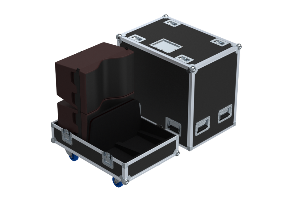 SANTOSOM Cabinet Flight case PRO, 10x L-Acoustics KIVA/ 4x KILO