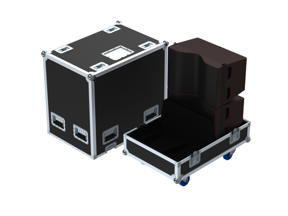 SANTOSOM Cabinet Flight case PRO, 10x L-Acoustics KIVA/ 4x KILO