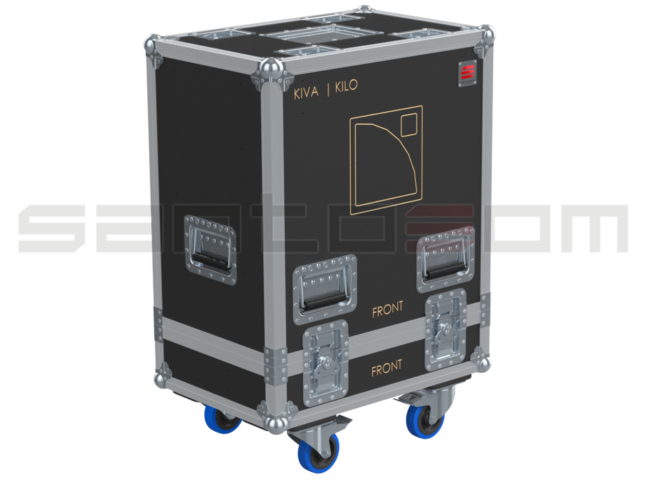 SANTOSOM Cabinet Flight case PRO, 4x L-Acoustics KIVA II