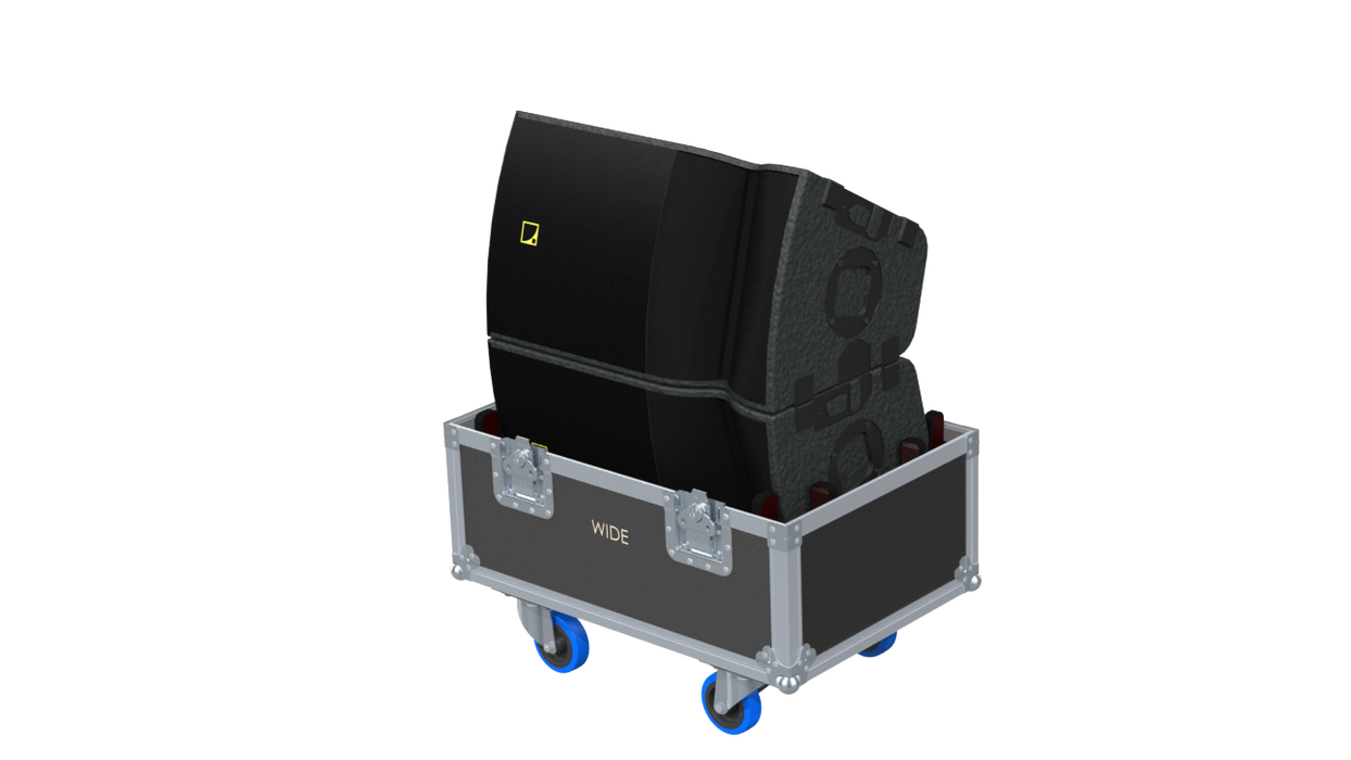 Santosom Cabinet Flight case PRO, 2x L-Acoustics A10