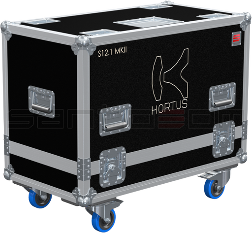 Santosom Cabinet Flight case PRO, 2x Hortus Audio S12.1 MKII