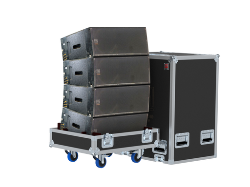 Santosom Cabinet Flight case PRO, 4x Martin Audio W8LM