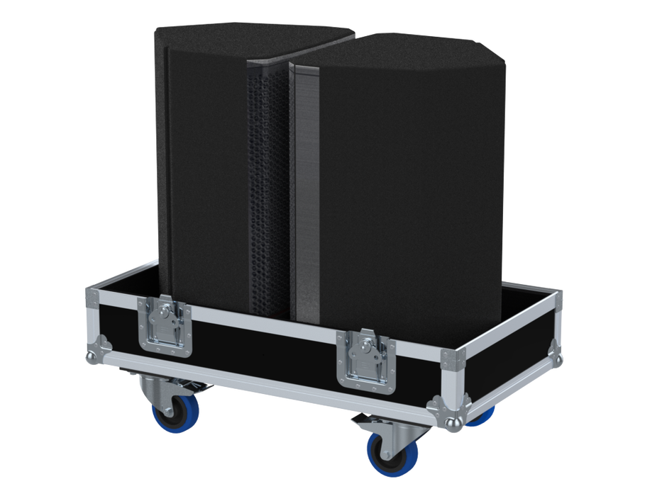 Santosom Cabinet Flight Case, 2x LD Systems Stinger 12 G3