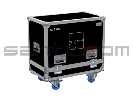 Santosom Cabinet Flight case, 2x D&B 400