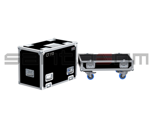 Santosom Cabinet Flight case, 2x HK audio CT 112