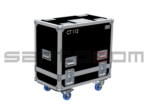 Santosom Cabinet Flight case, 2x HK audio CT 112
