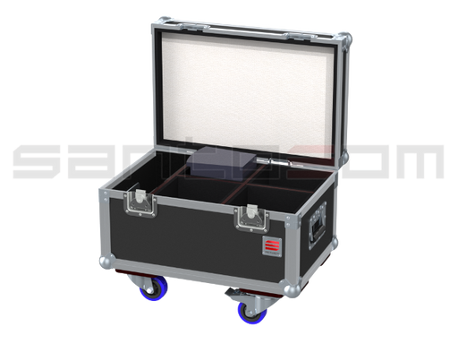 Santosom Cabinet Flight case PRO, 4x JBL AC15 + access.