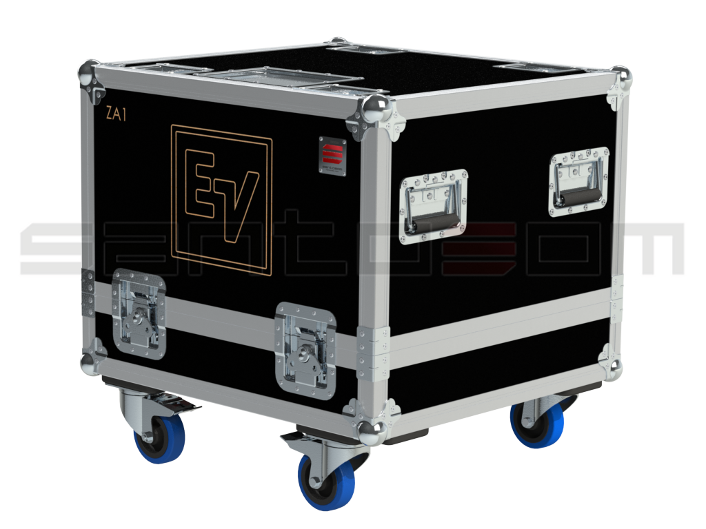 Santosom Cabinet Flight Case 4x Electro-Voice ZA1