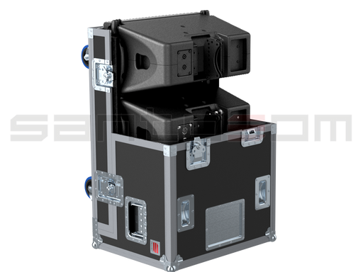 Santosom Cabinet Flight case PRO, 3x Nexo GEO M10