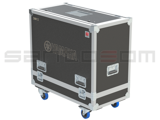 Santosom Cabinet Flight case PRO, 2x Yamaha DBR12 + stands + access.
