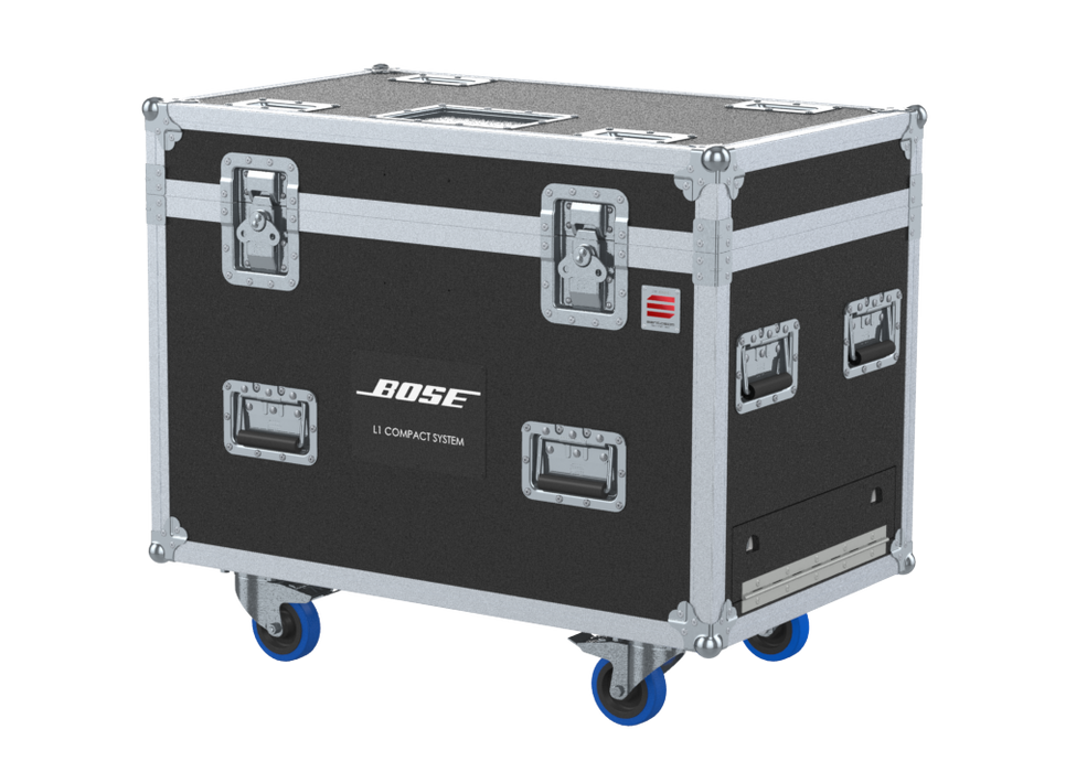 Santosom Cabinet Flight case PRO, 2x Bose L1 compact system