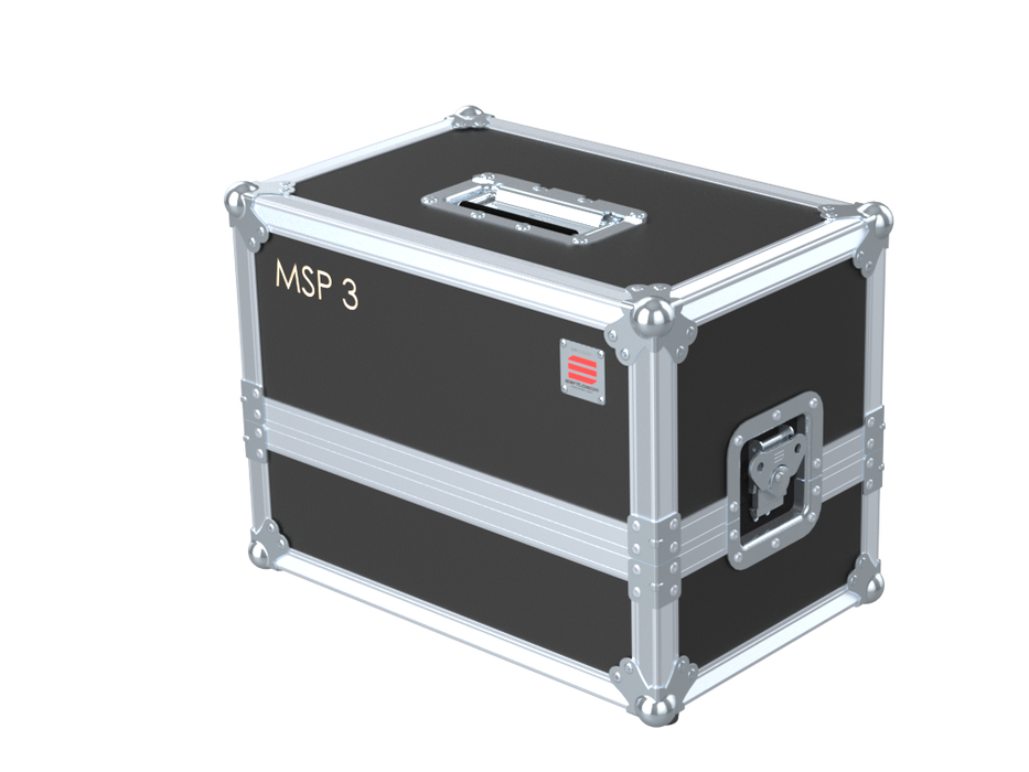 Santosom Cabinet Flight case, 2x Yamaha MSP3