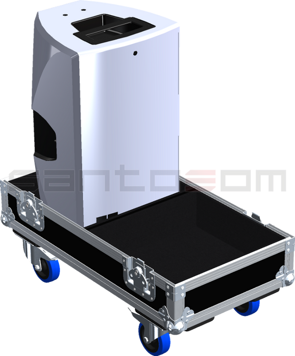 Santosom Cabinet Flight case PRO, 2x D&B E12
