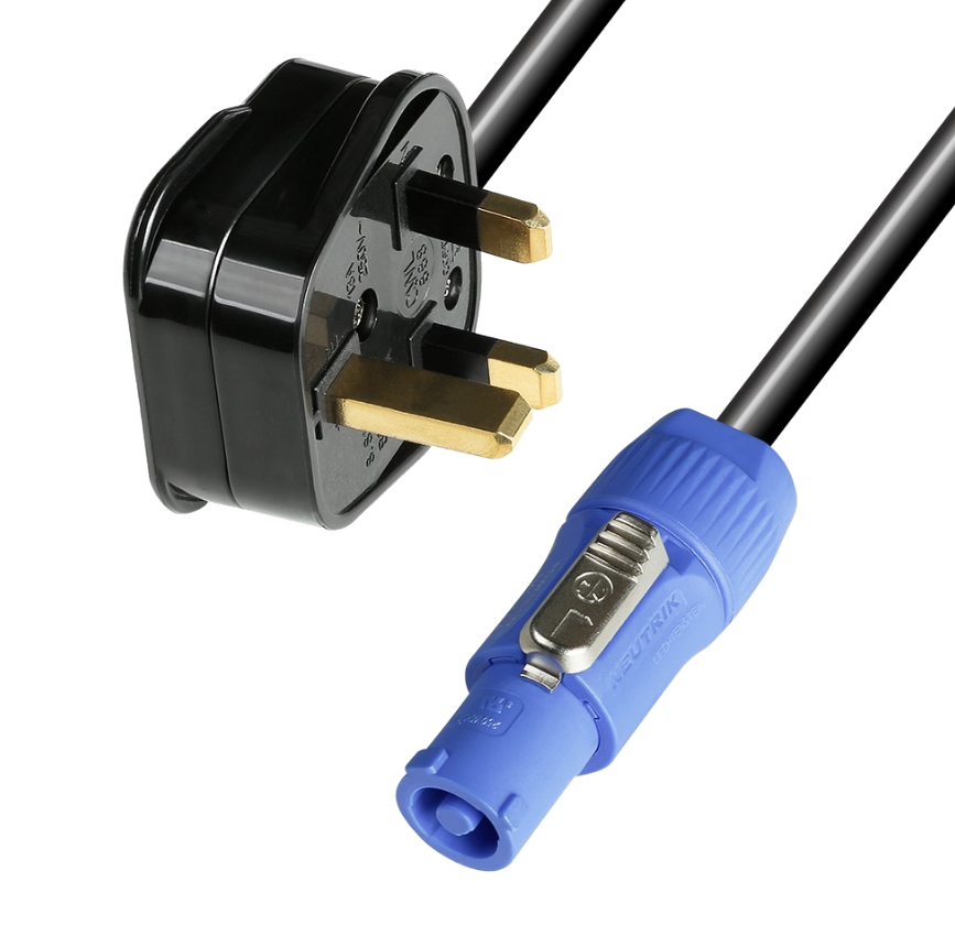 Adam Hall Accessory  1,35m Cable (UK) Connector / Powercon