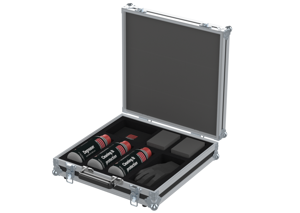 Santosom Flight Case Kit de Nettoyage