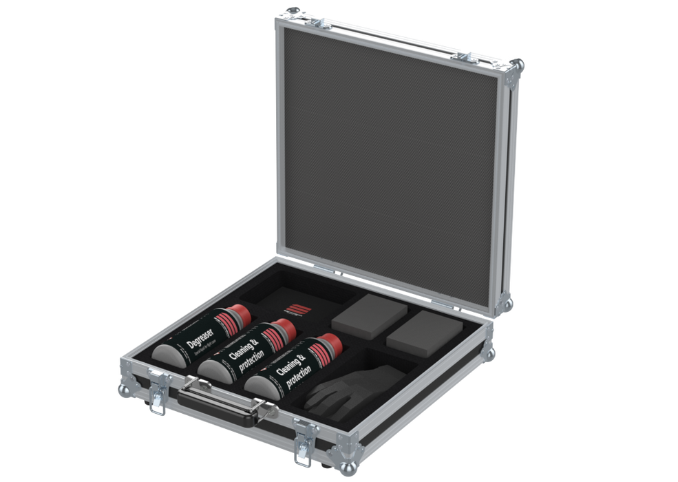 Santosom Flight Case Kit de Limpeza