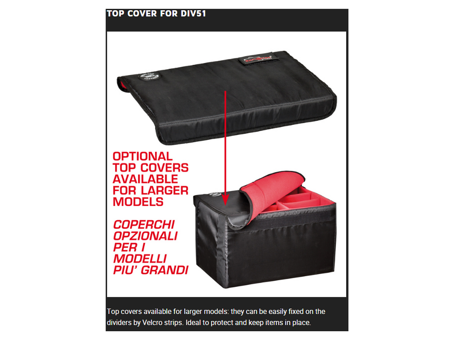 PLASTIC CASES ACCESSORY TOP DIV51