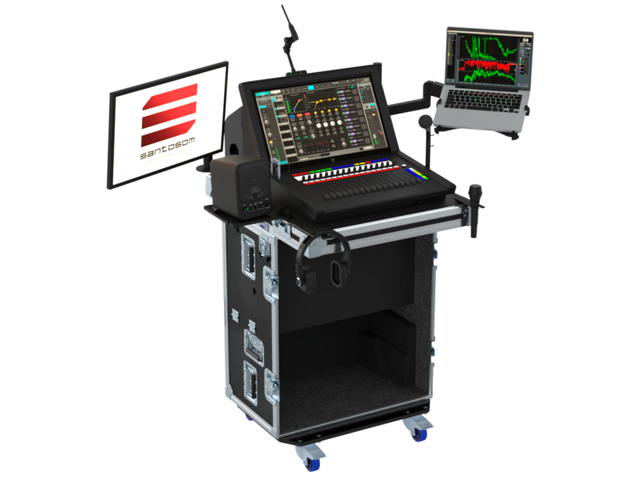 SANTOSOM MIXER Flight case PRO-2, Waves LV1 Classic