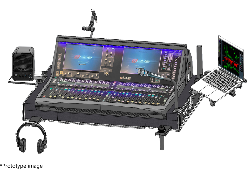 Santosom Mixer Flight case PRO-3, Allen & Heath C3500