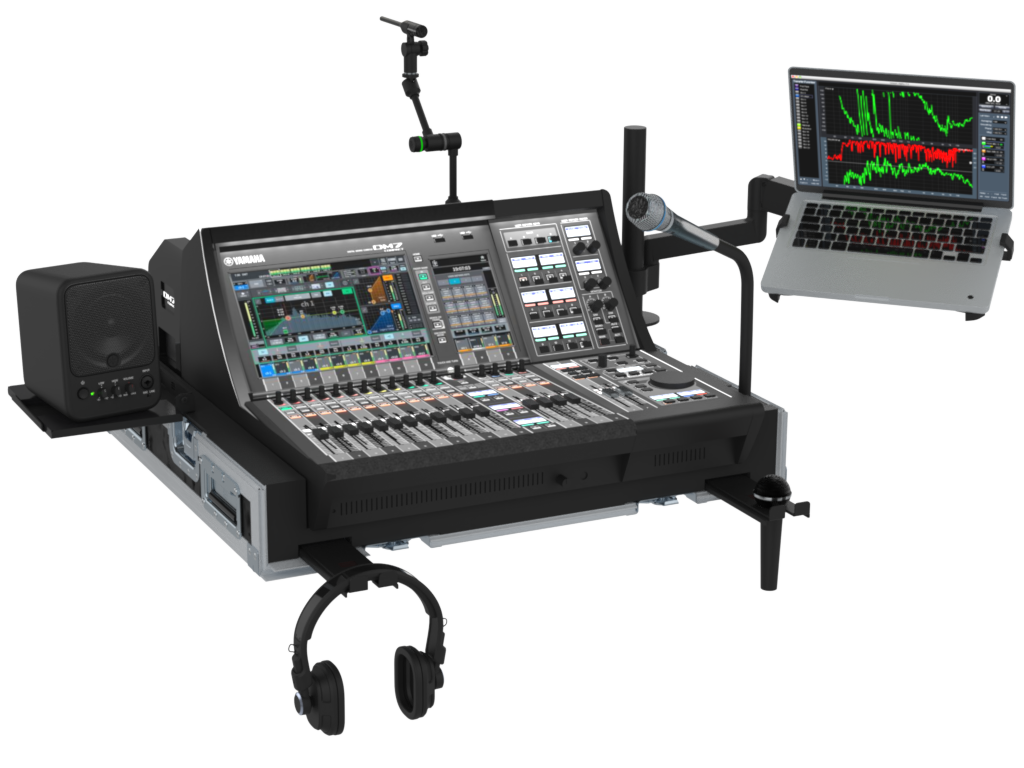 Santosom MIXER Flight case PRO-3, Yamaha DM7 compact ex