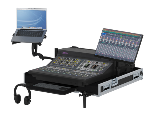 SANTOSOM MIXER Flight case PRO-32, AVID S6L-16C Control Surface