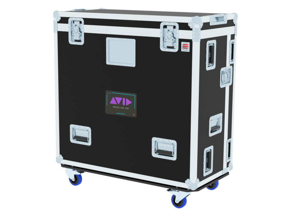 SANTOSOM MIXER Flight case PRO-3, Avid S6L-24D Control Surface