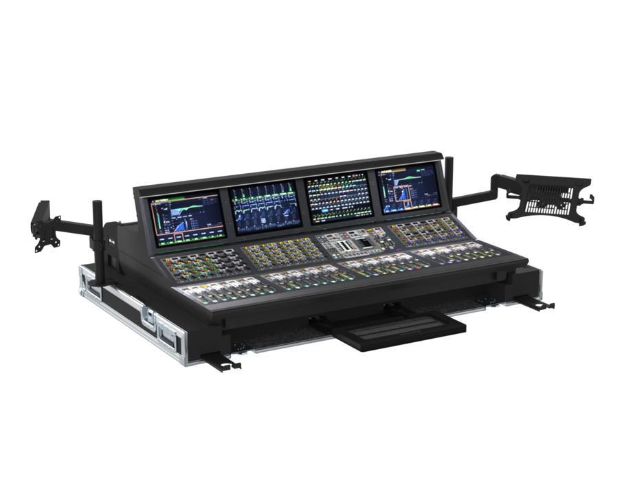 SANTOSOM MIXER Flight case PRO-3, Avid S6L-32D Control Surface