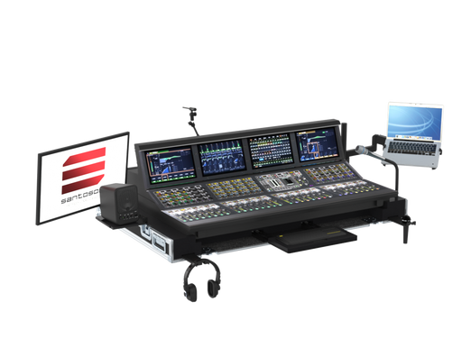 SANTOSOM MIXER Flight case PRO-3, Avid S6L-32D Control Surface
