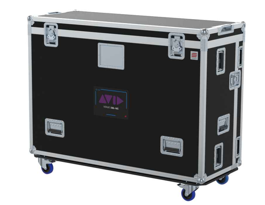 SANTOSOM MIXER Flight case PRO-3, Avid S6L-32D Control Surface