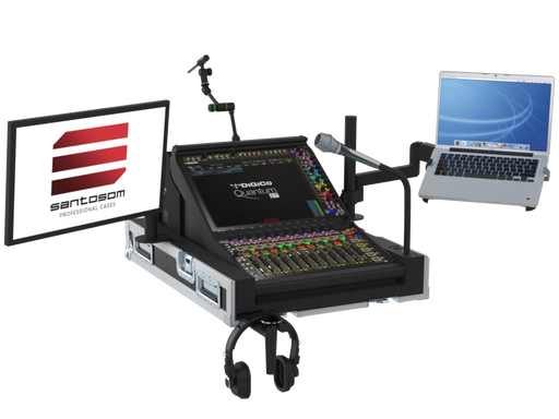 SANTOSOM MIXER Flight case PRO-3, DiGiCo Quantum 112