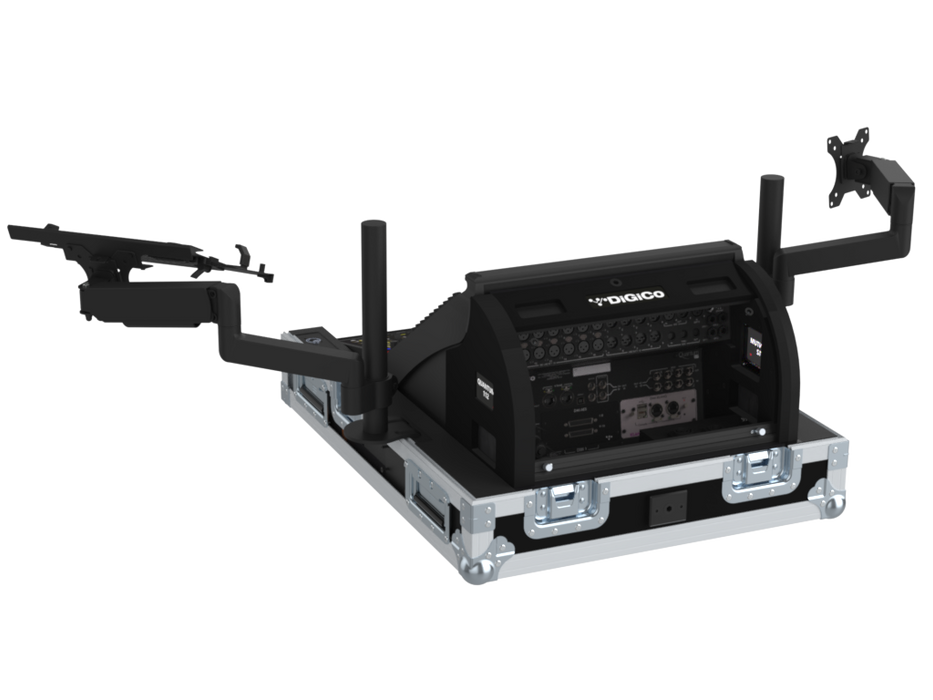 SANTOSOM MIXER Flight case PRO-3, DiGiCo Quantum 112